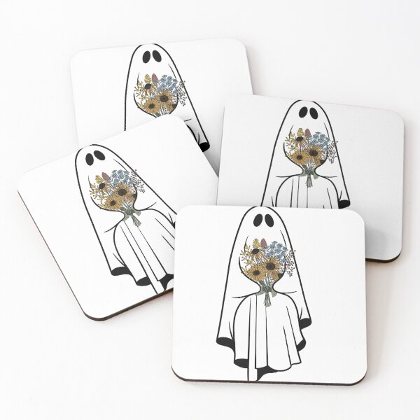 Item preview, Cute Ghost with a Bouquet  designed and sold by CreativeMisc.