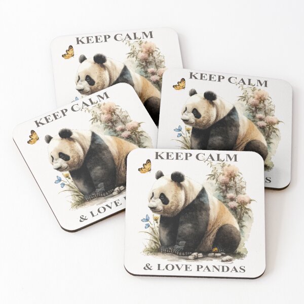 Item preview, Keep Calm & Love Pandas designed and sold by Lisa Weber.