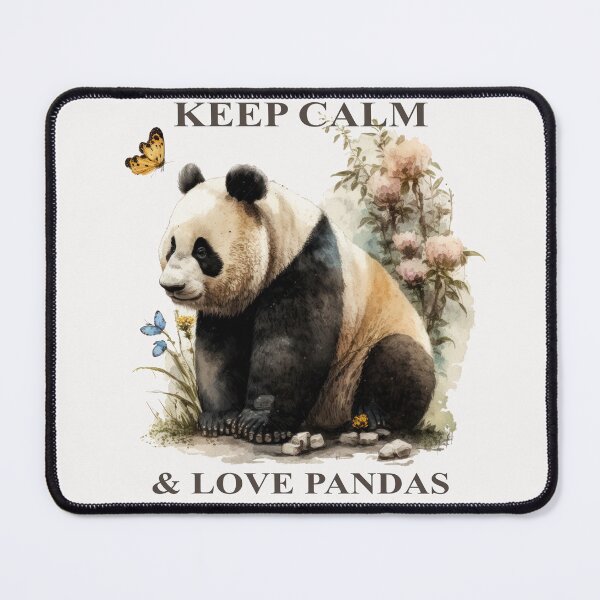 Item preview, Keep Calm & Love Pandas designed and sold by Lisa Weber.