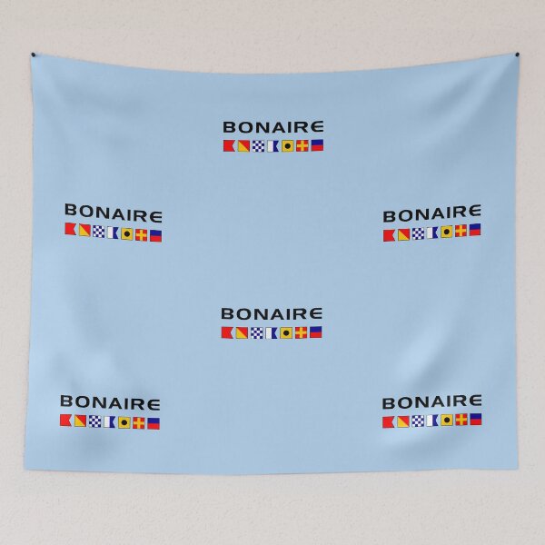 Item preview, Bonaire Nautical Maritime Sailing Flags Light-Color designed and sold by TinyStarAmerica.
