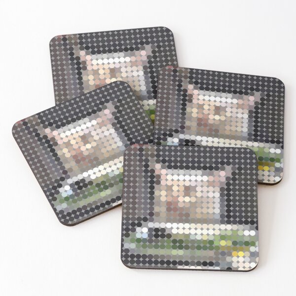 Item preview, Pixeldot Table Cat designed and sold by tchotchkekitsch.