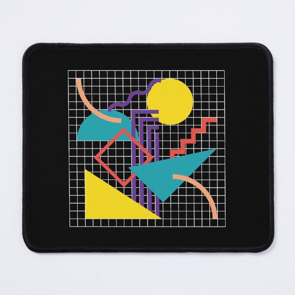 Item preview, Memphis Pattern - 80s Retro Black designed and sold by GraphicWave.