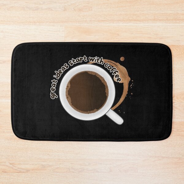 Item preview, Great Ideas Start with Coffee | Cup of Coffee designed and sold by Kimochi-Shop.