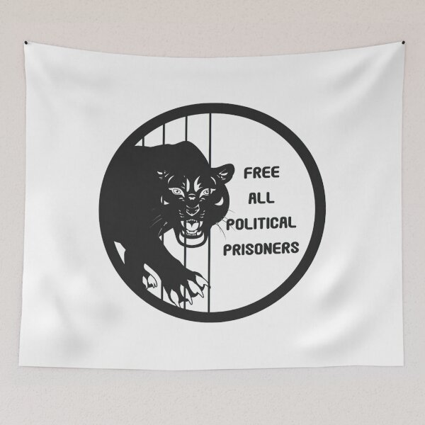 Item preview, Black Panthers Free All Political Prisoners Protest   designed and sold by ShanonHau.