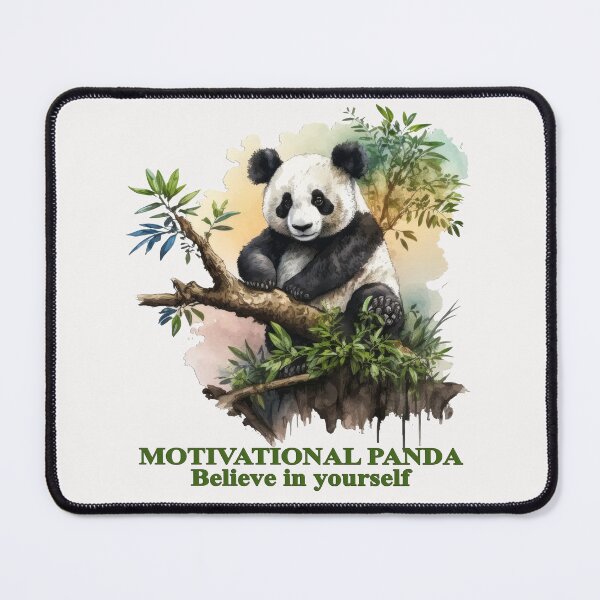 Item preview, Motivational Panda Believe in yourself designed and sold by Lisa Weber.
