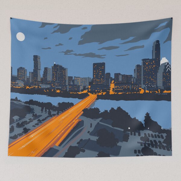 Item preview, Downtown Austin, Texas designed and sold by Foxytosin.