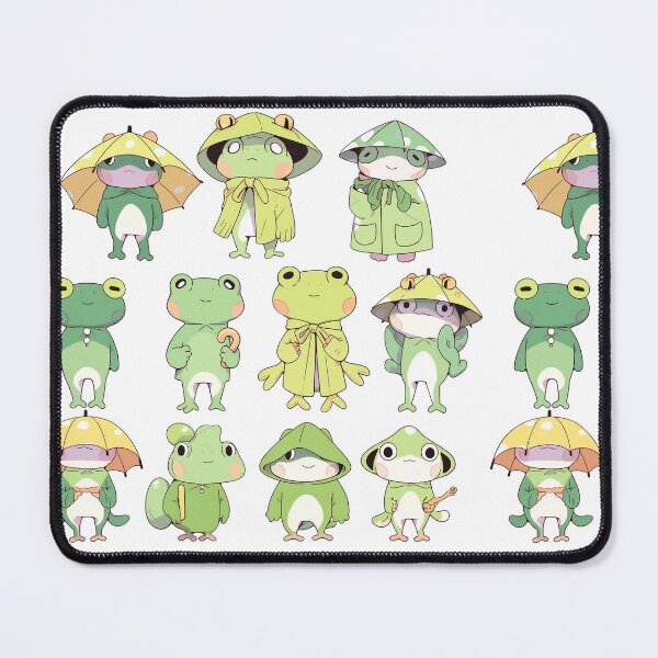 Item preview, Cottagecore Frog Sticker Sheet: Simple Cute Gift with Anime Frogs for Kids designed and sold by RibbitFans101.