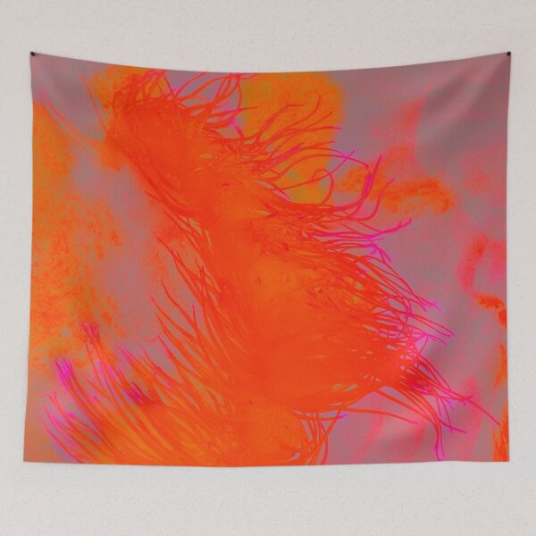 Item preview, abstract orange pattern designed and sold by TessAndre.