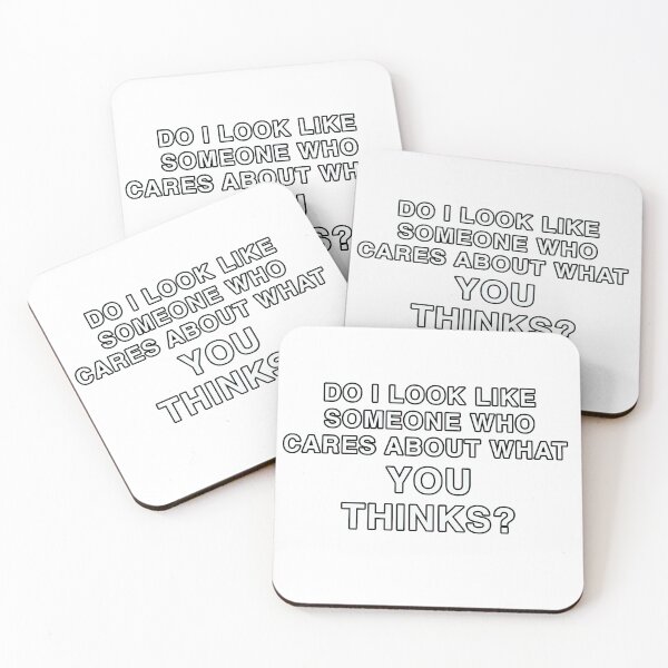 Item preview, Do I Look Like Someone who cares about what you think? By Jonathan P. White designed and sold by JonathanP514.