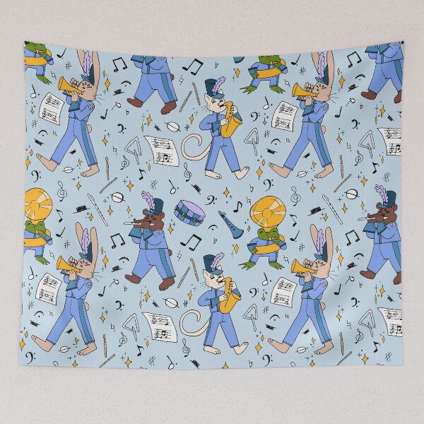 Item preview, Blue Marching Band designed and sold by BearWithSpecs.