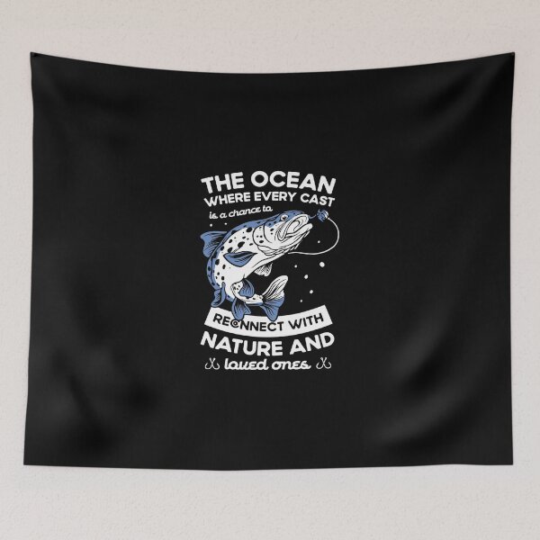 Item preview, The Ocean Is A Chance To Reconnect With The Nature Fishing designed and sold by JamelMarvins.