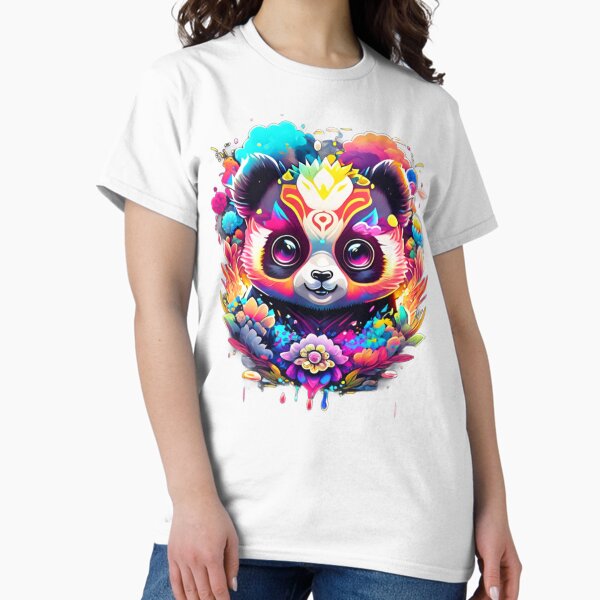 Vista previa del artículo con la obra «Salpicaduras de Panda Grace», diseñado y vendido por NTTWJIYA.