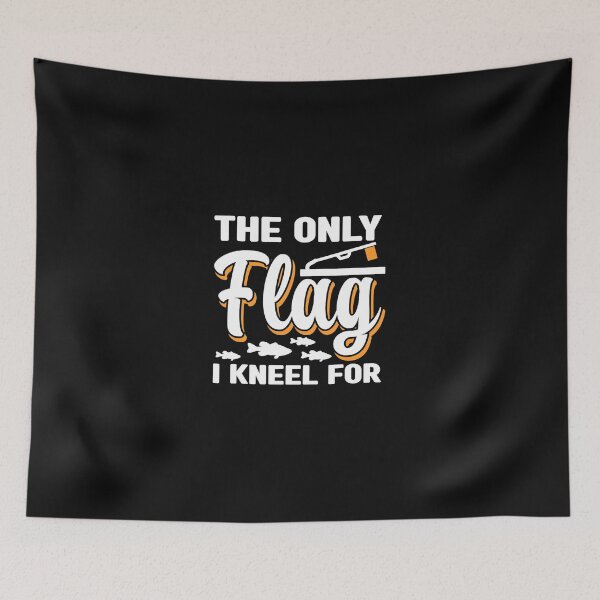 Item preview, The Only Flag I Kneel For Ice Fishing Ice Fisher Fish Rod 2 designed and sold by JamelMarvins.