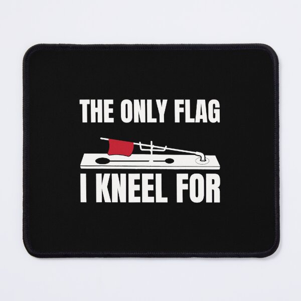 Item preview, The Only Flag I Kneel For Ice Fishing Ice Fisher Fish Rod 43 designed and sold by JamelMarvins.