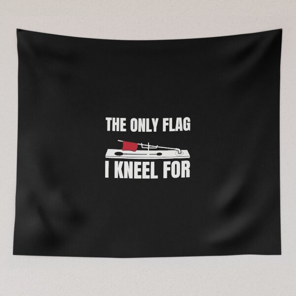 Item preview, The Only Flag I Kneel For Ice Fishing Ice Fisher Fish Rod 43 designed and sold by JamelMarvins.