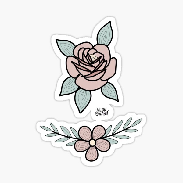 Item preview, rose and flower traditional  designed and sold by neonswamp.