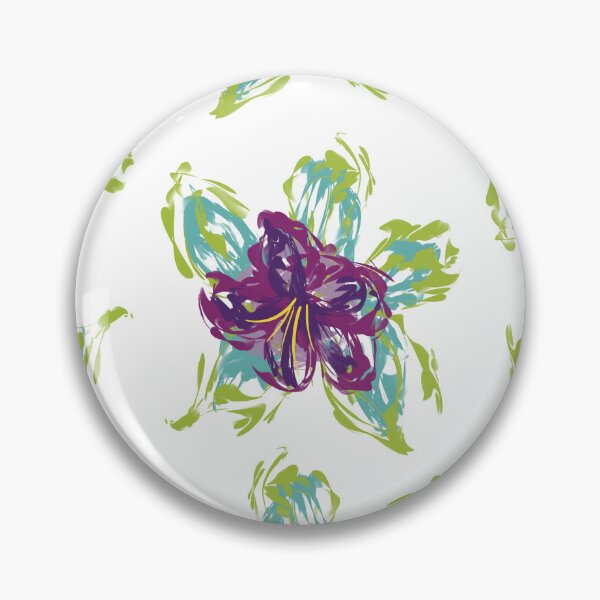 Item preview, Sketchy purple flowers designed and sold by radiosilenceD.