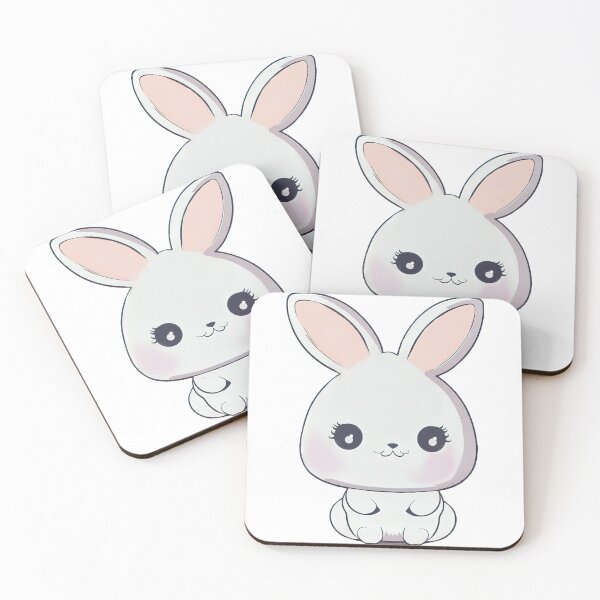 Item preview, White Kawaii Bunny designed and sold by Magic-almix.