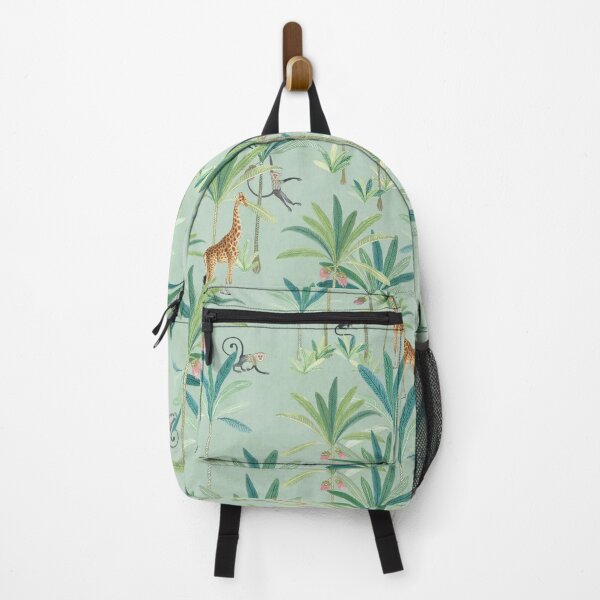 Item preview, Giraffes and Monkeys in Palms designed and sold by Corinne Alexa Jackson.