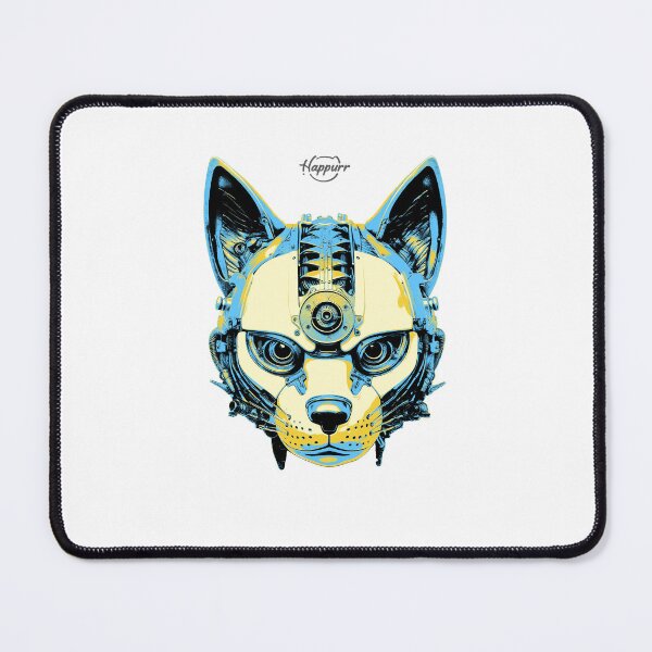 Item preview, Cyberpunk style, mechanical style, cat designed and sold by Happurr.