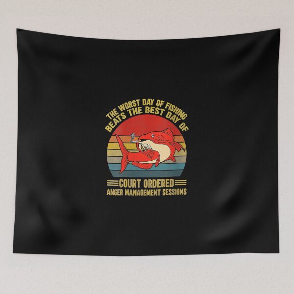 Item preview, the worst day of fishing beats court ordered Outdoor Rod designed and sold by TobyYeagers.