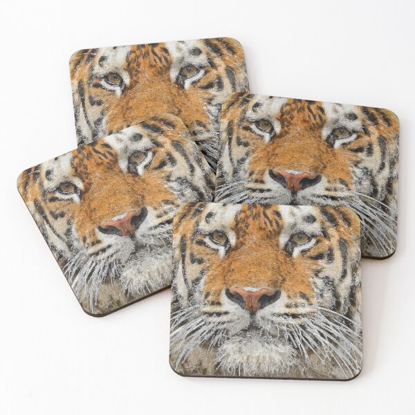 Item preview, Tiger photo realistic painting | Tiger realistic poster | tiger art |Tiger art  designed and sold by KARTICK DUTTA.