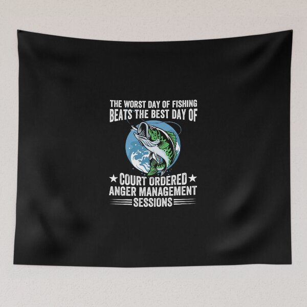 Item preview, The Worst Day of Fishing Beats The Best Day of Court Ordered 3 2 designed and sold by TobyYeagers.