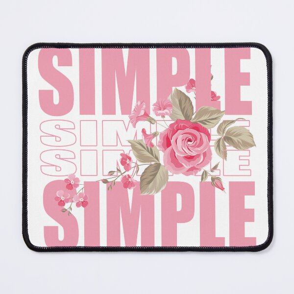 Item preview, Simple Typography Flower Simplicity designed and sold by EN-YJW.