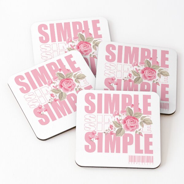 Item preview, Simple Typography Flower Simplicity designed and sold by EN-YJW.