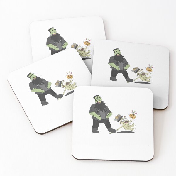 Item preview, Frankenstein and Mummy Viking Halloween designed and sold by AurichJohanna.