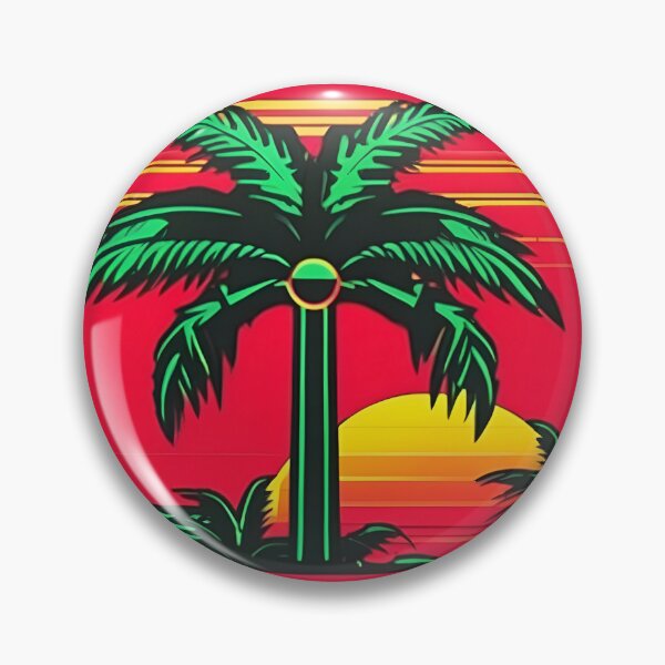 Artikelvorschau, 80er Jahre Retro-Neon-Reggae-Sonnenuntergang entworfen und verkauft von reggaeartgifts.