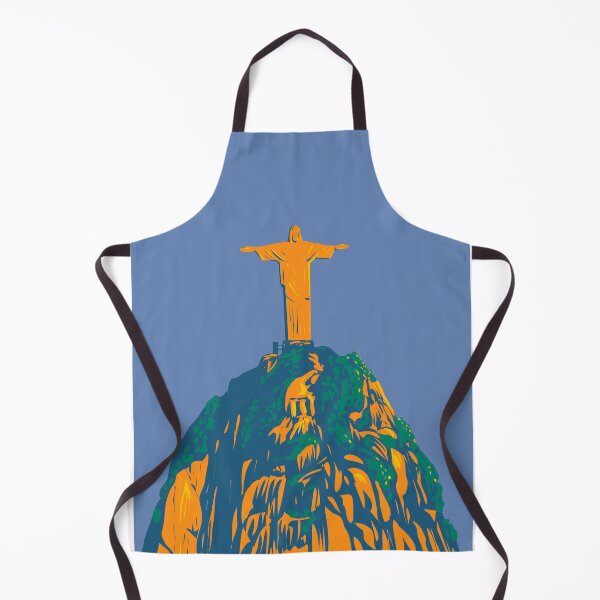 Item preview, Christ the Redeemer on Corcovado Mountain Rio de Janeiro Brazil WPA Art Deco Poster designed and sold by patrimonio.