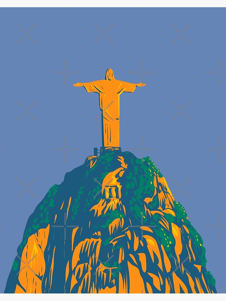 Toile Art Brésil Rio De Janeiro Vintage Voyage Affiche Décoration De La Maison Décoration Murale Art Sans Cadre 40x60cm