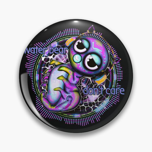 Item preview, Water Bear Don't Care - Pastel Purple designed and sold by Pebbledrops.