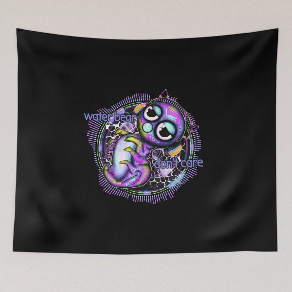 Item preview, Water Bear Don't Care - Pastel Purple designed and sold by Pebbledrops.
