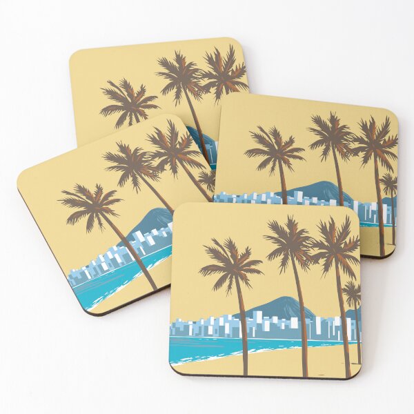 Item preview, Copacabana beach in Rio de Janeiro Brazil WPA Art Deco Poster  designed and sold by patrimonio.