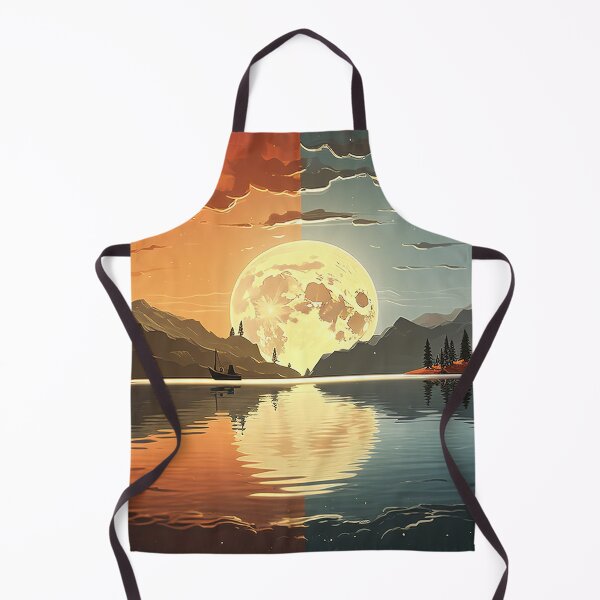 Item preview, Tranquil Landscape Beautiful Contrast of Day and Night designed and sold by Lamarcy.