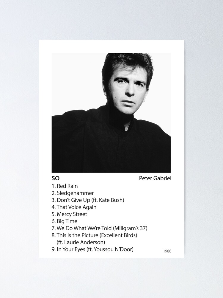 Peter Gabriel / 1980s Aesthetic Fan Art Design - Peter Gabriel - Baby  Bodysuit