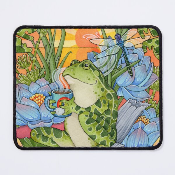 Item preview, Froggy Coffee designed and sold by BlissAndKittens.