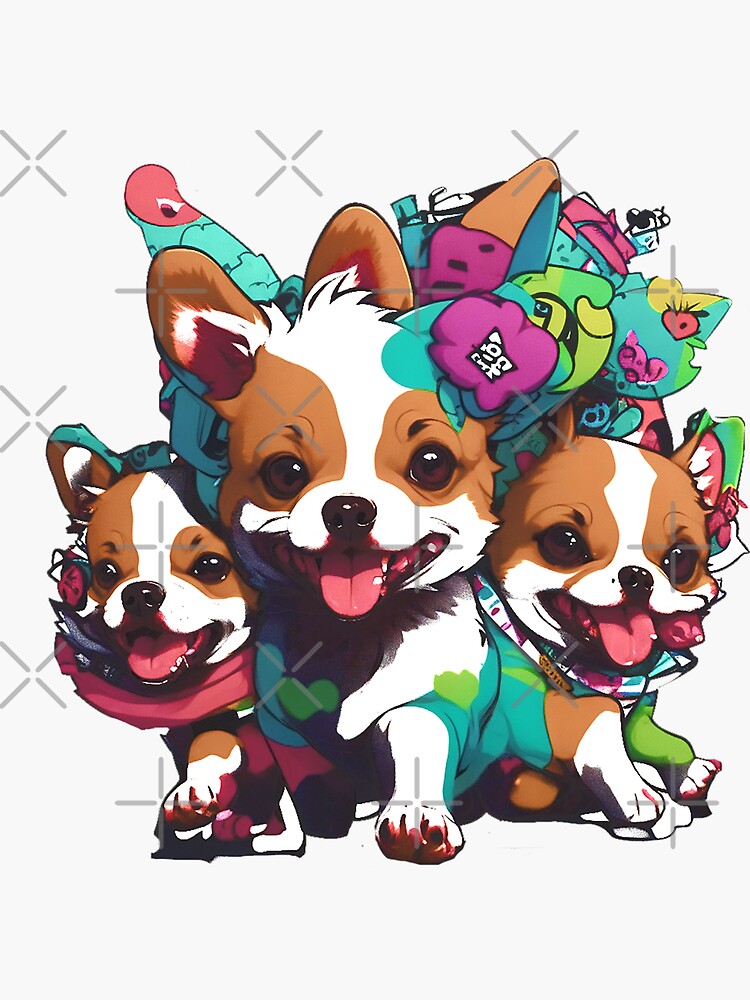 Cute Dog Stickers for Kids Teens Sticker Sticker for Sale by