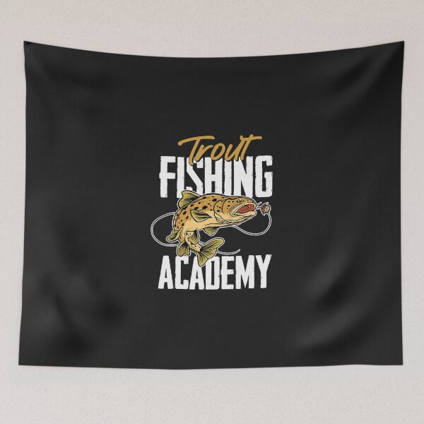Item preview, Trout Fishing Academy Funny Fishing Rod Fish Fisherman designed and sold by SholomWeinberg.