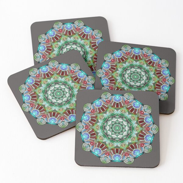 Item preview, Magical Glow Colored Mandala designed and sold by BucketCreates.