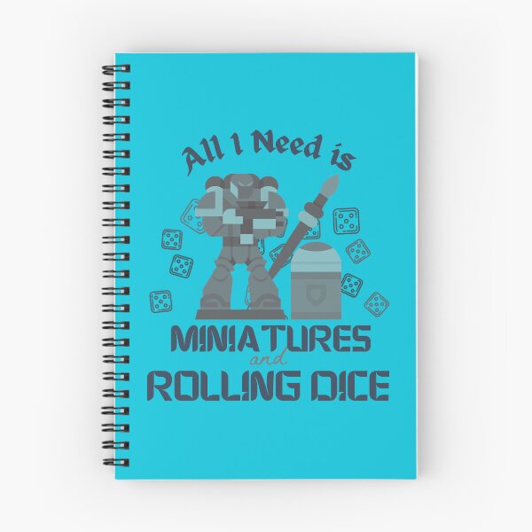 Item preview, All I Need is Miniatures and Rolling Dice designed and sold by HaileyLow.
