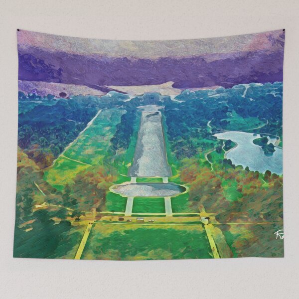 Item preview, REFLECTING POOL AND LINCOLN MEMORIAL  designed and sold by ArtbyRolleen.