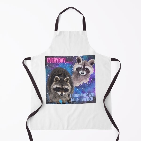 Item preview, Raccon sad ,everyday I grow more and more unhinged designed and sold by Stickers Designer.