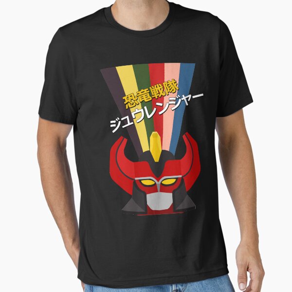 Vista previa del artículo con la obra «Daizyujin Robot - Power Rangers - Camiseta», diseñado y vendido por GeeklyShirts.