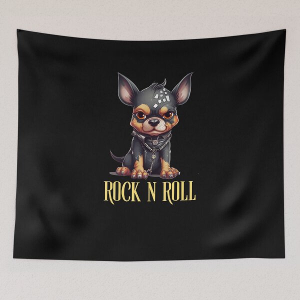 Item preview, Rock n Roll Doggy to Celebrate International Dog Day designed and sold by T1337.
