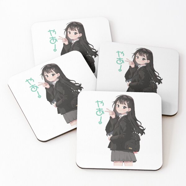 Item preview, Cute High School Anime Girl Yaa! / RoYuMi designed and sold by royumi.