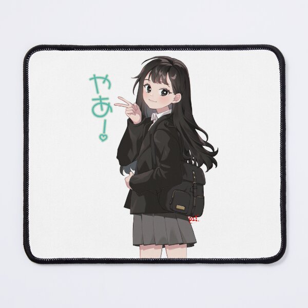 Item preview, Cute High School Anime Girl Yaa! / RoYuMi designed and sold by royumi.