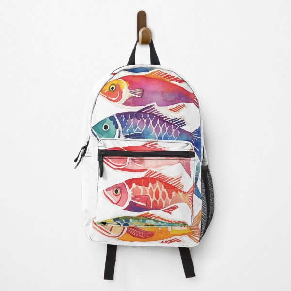 Item preview, Fish In Multi Color Array designed and sold by Lovegrass Prints.